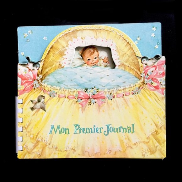 Vintage 1960 Mon Premier Journal Capitol Publishing Company Album Bébé Souvenir - Picture 2 of 10